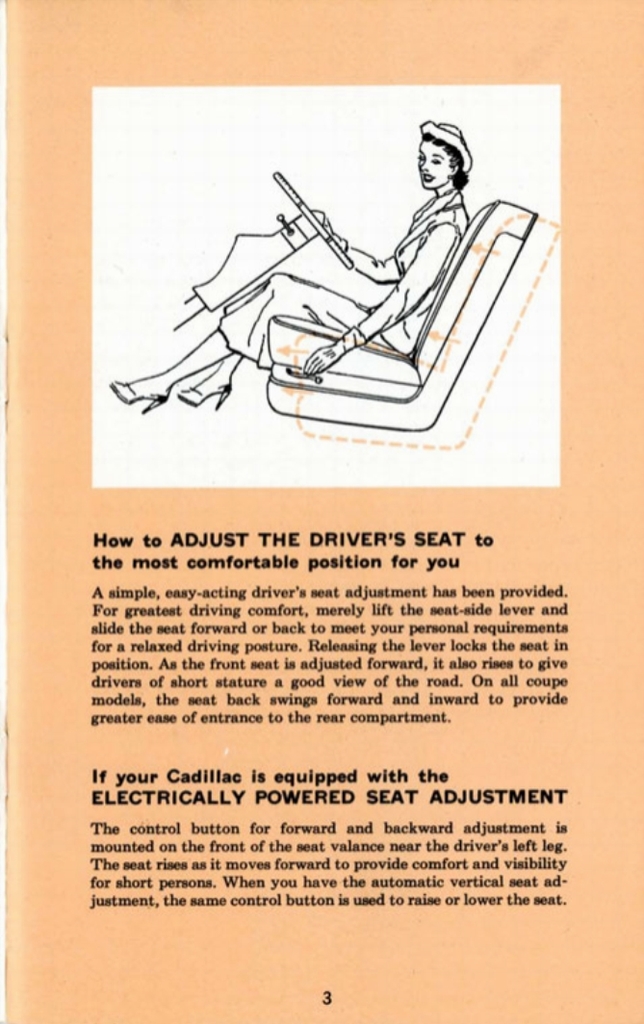 1955 Cadillac Owners Manual Page 38